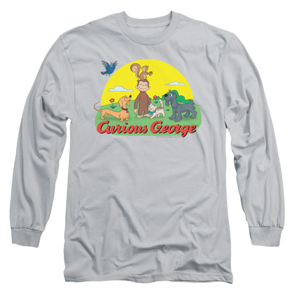 Curious George Sunny Friends Long Sleeve Front