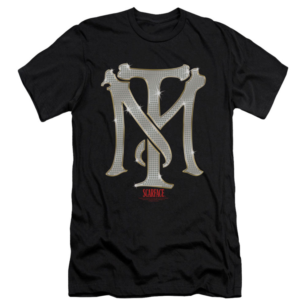 Scarface Tm Bling Slim Fit T-shirt Front