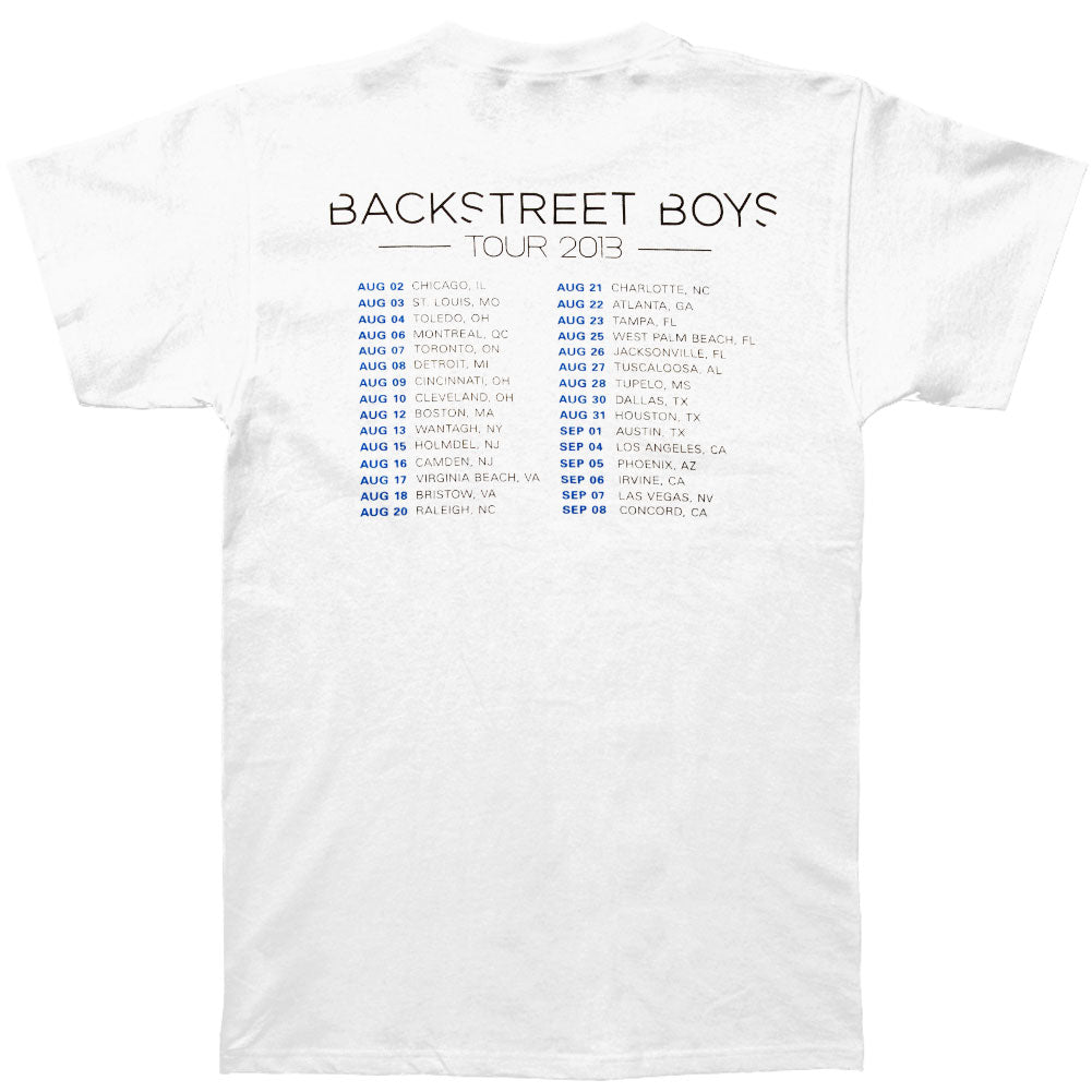 Backstreet Boys Sunset 2013 Tour Slim Fit T-shirt Back