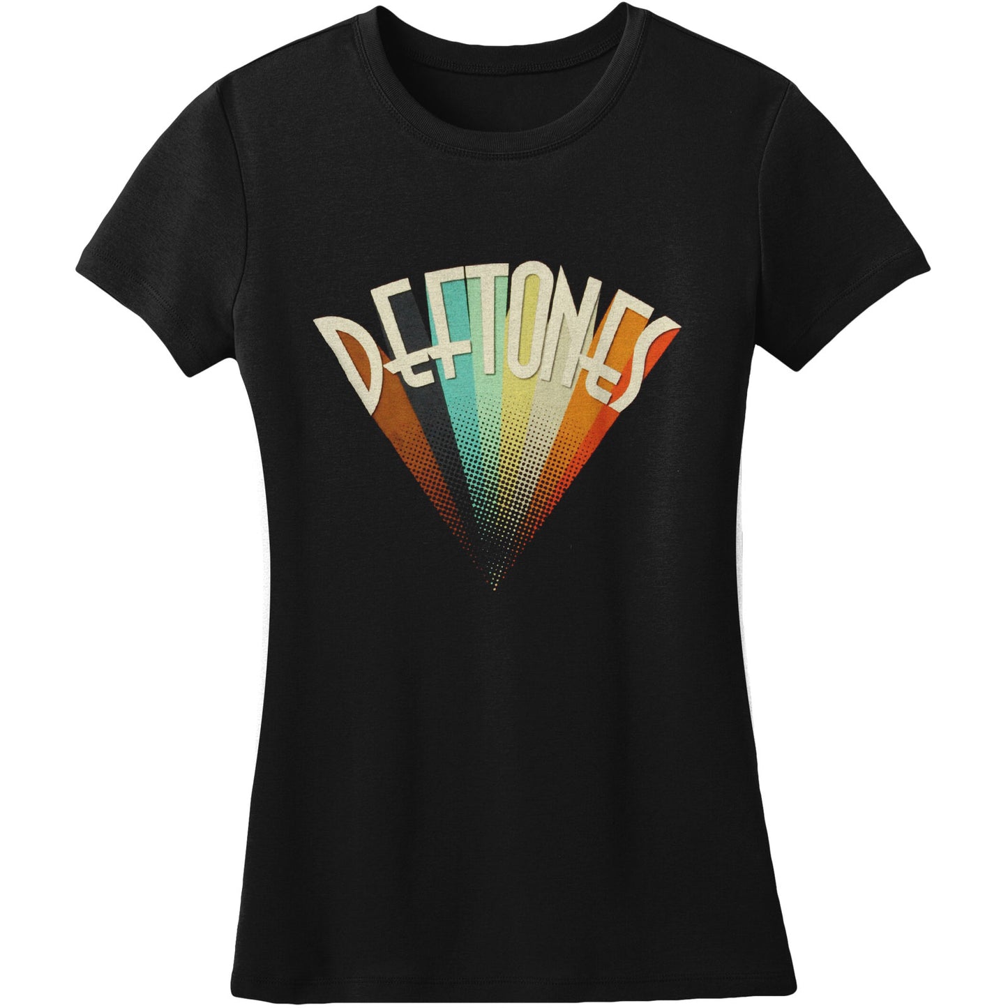 Deftones Rainbow Soft Junior Top Front