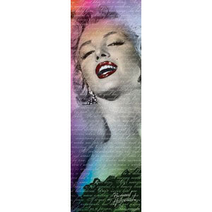 Marilyn Monroe Text Door Poster