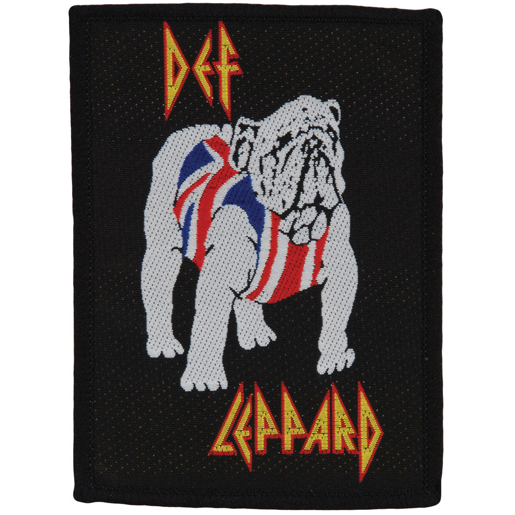 Def Leppard Bulldog Woven Patch