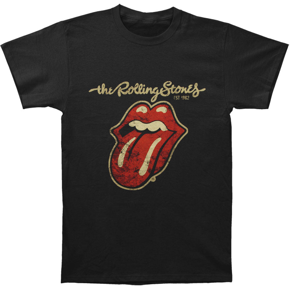 The Rolling Stones Women's Plastered Tongue Short Sleeve T-Shirt 14 Black 5055295353336 The Rolling Stones Women's Plastered Tongue Short Sleeve T-Shirt 14 Black 5055295353336
