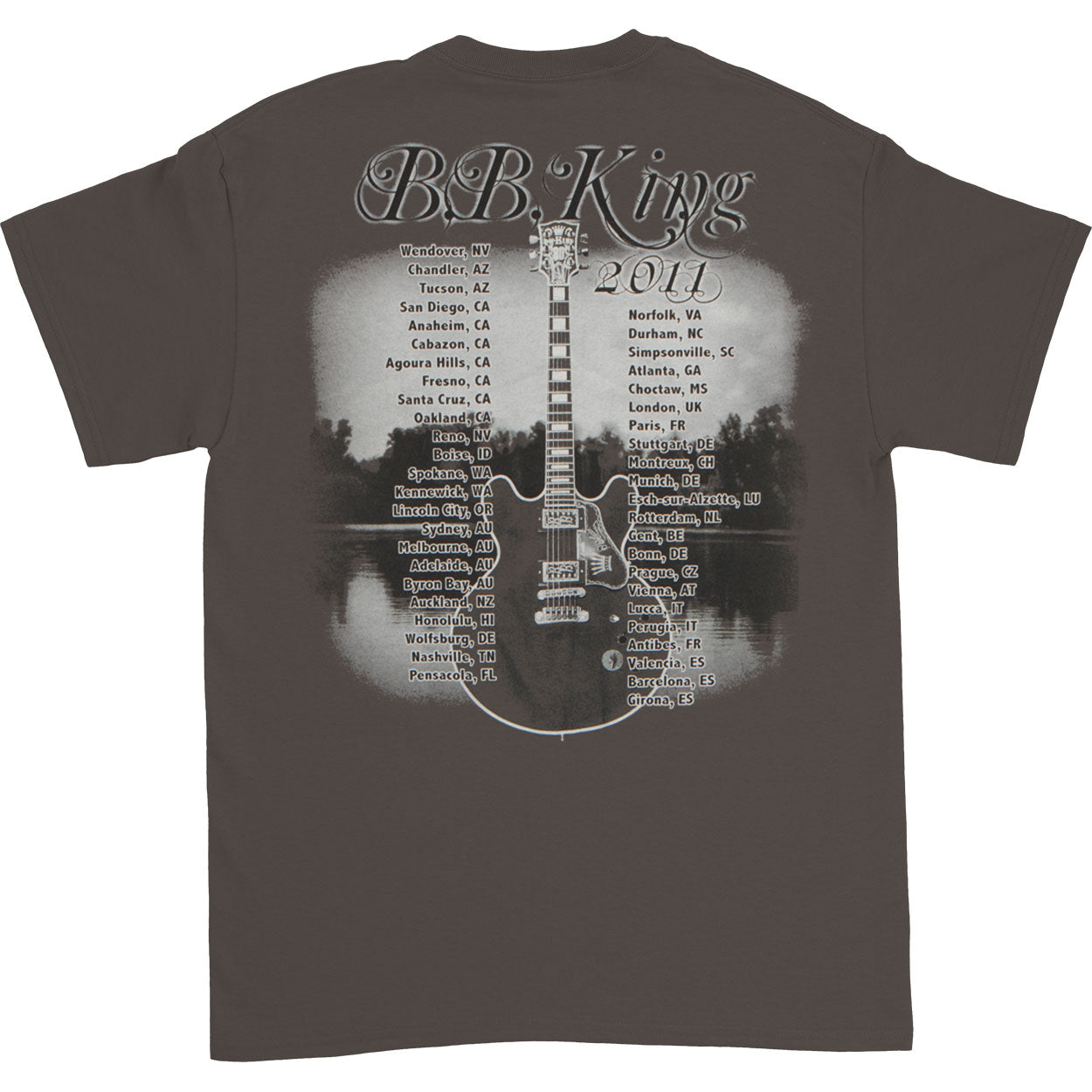 B.B. King One Kind 2011 Tour T-shirt