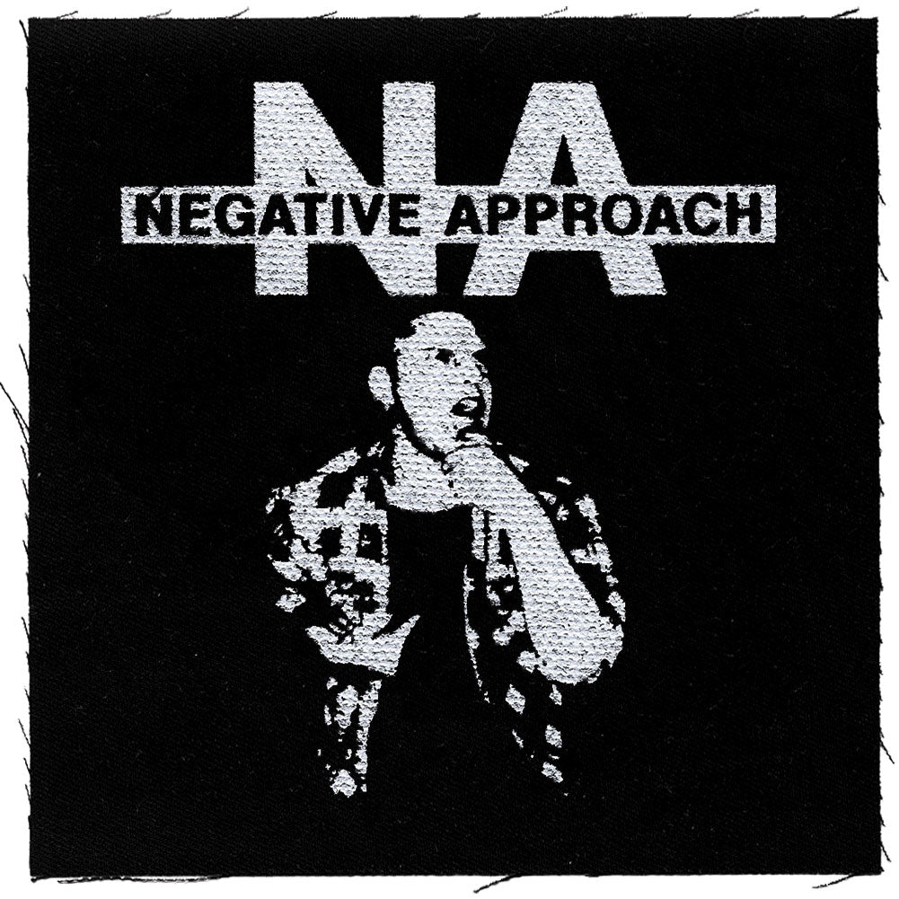 Negative Approach Cloth Patch Front