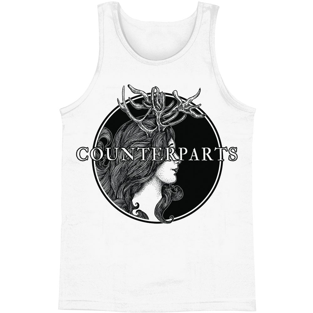Counterparts Antlers Mens Tank Front