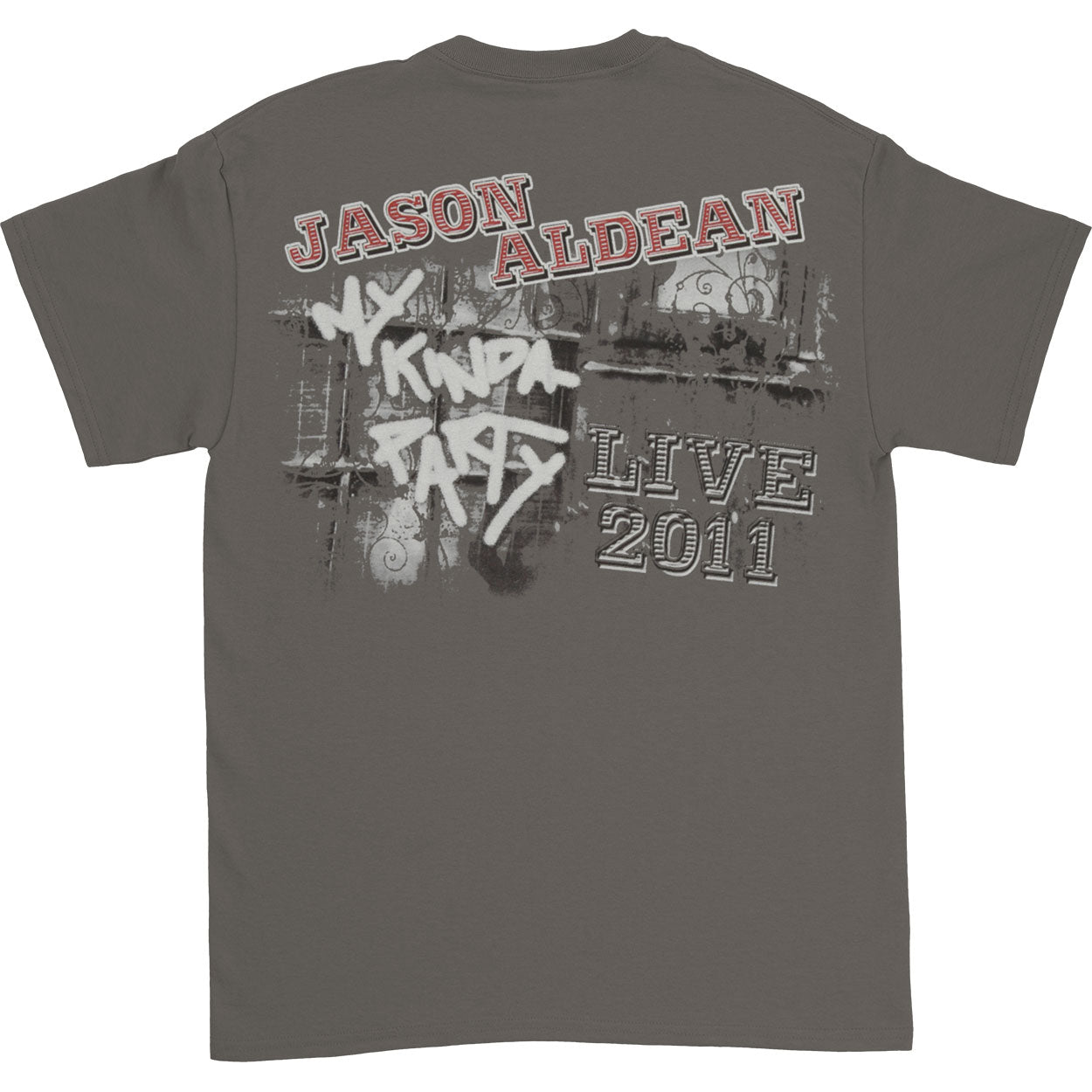 Jason Aldean Red Plaid Live T-shirt