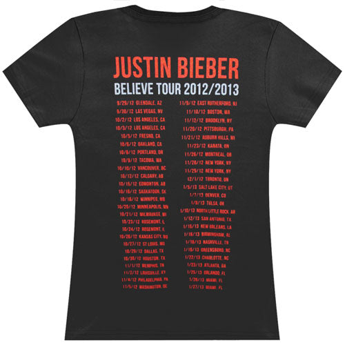 Justin Bieber Stereo Soft Junior Top Back