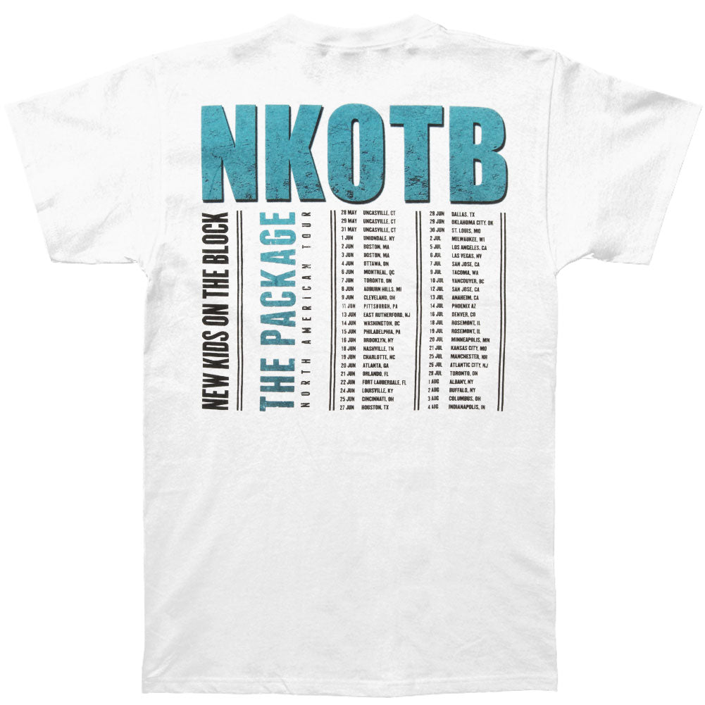 New Kids On The Block Rectangles Tour Slim Fit T-shirt Back
