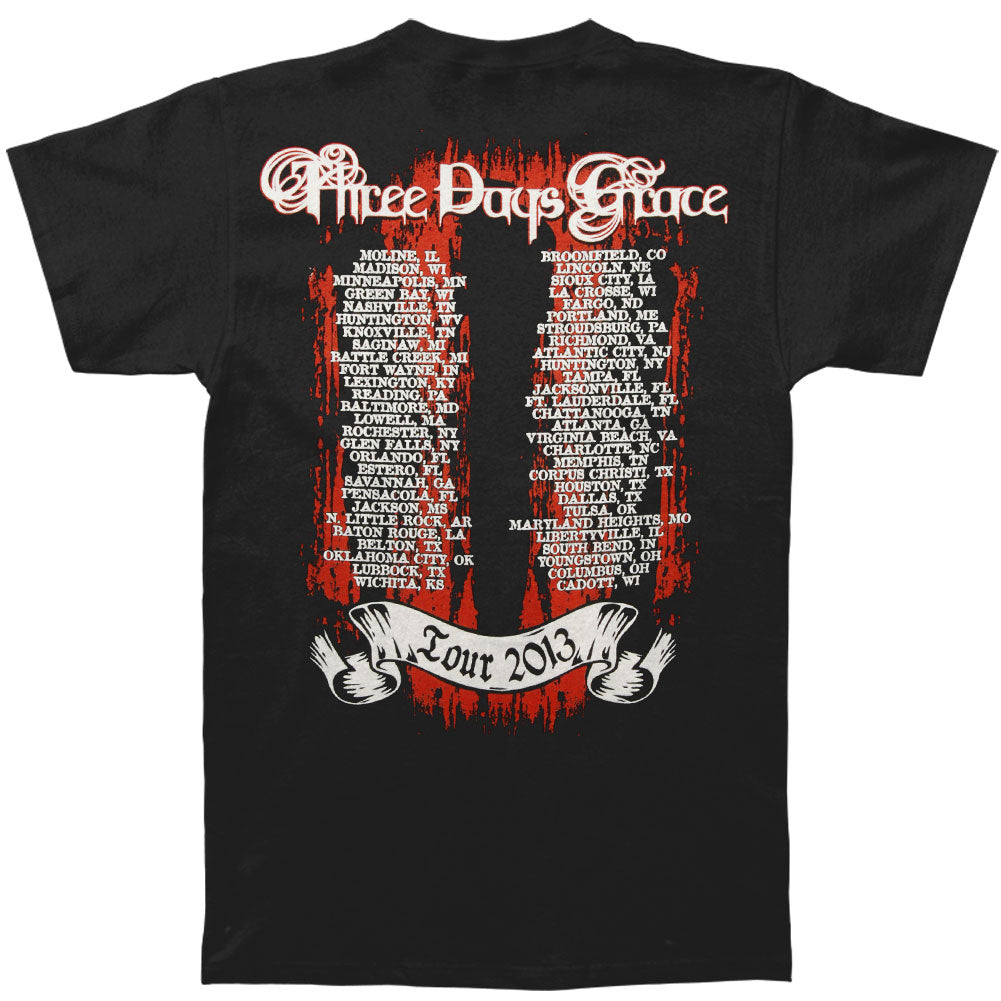 Three Days Grace Since 1992 Tour 2013 T-shirt