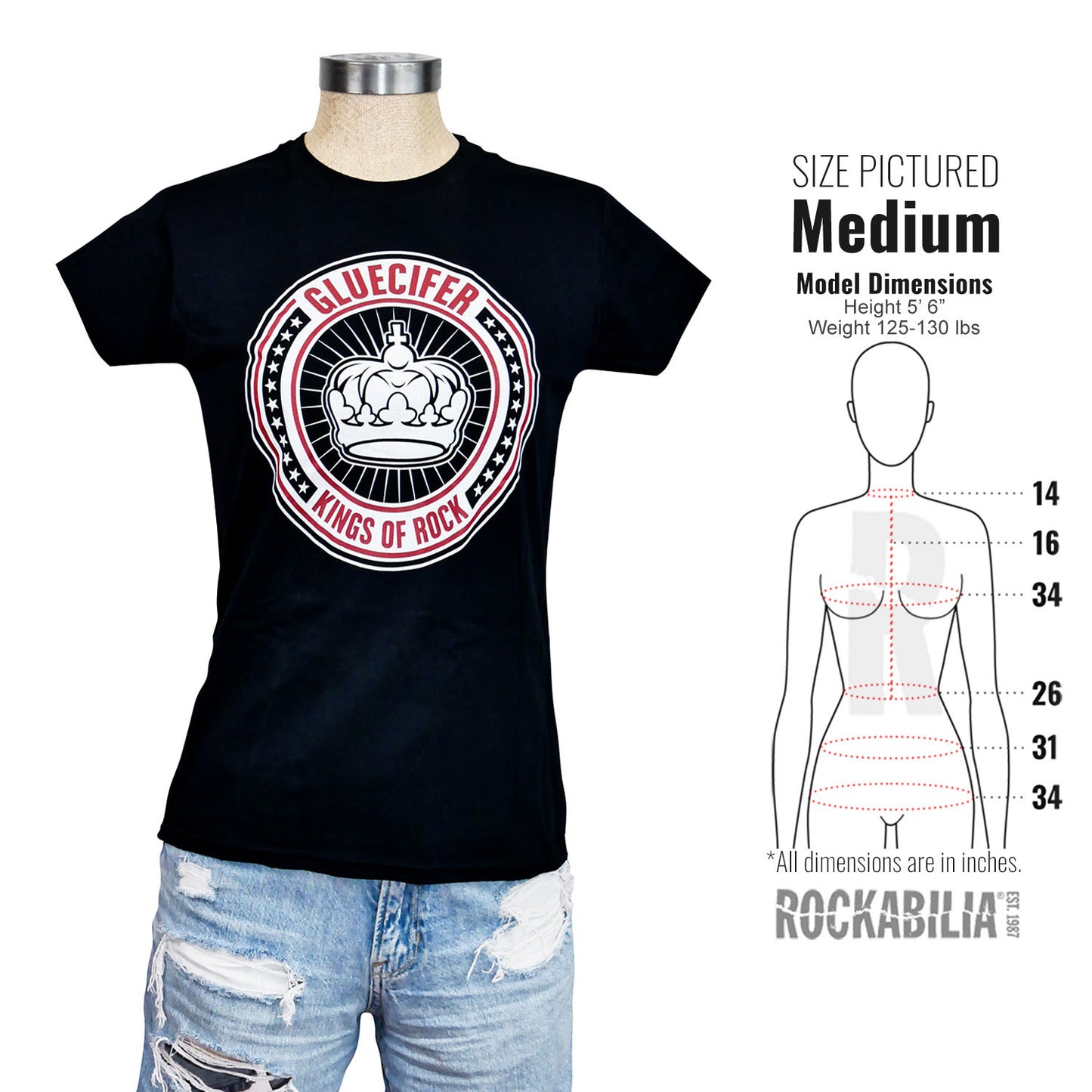 Gluecifer King Of Rock Junior Top Alt 3