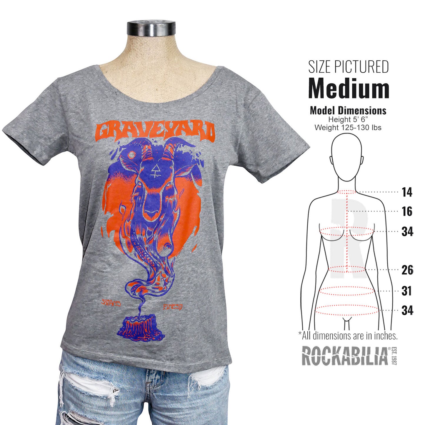 Graveyard Satan Junior Top Alt 3