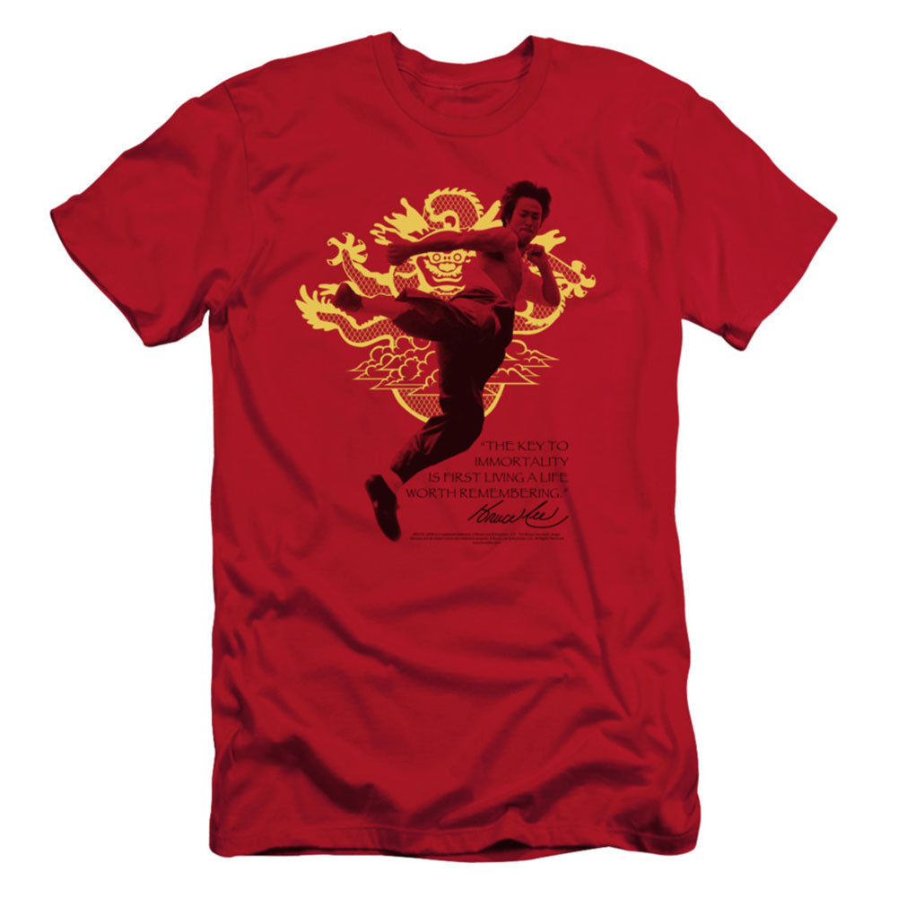Bruce Lee Immortal Dragon Slim Fit T-shirt Front