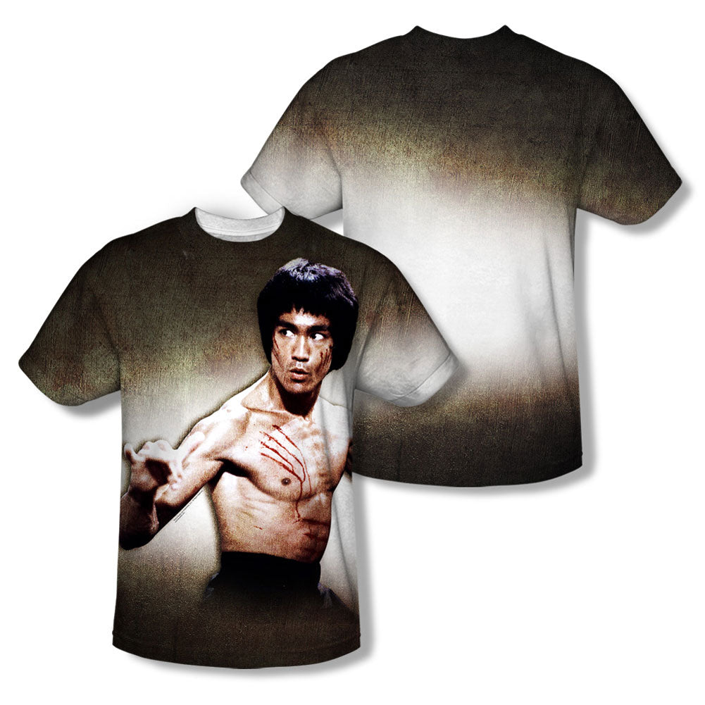 Bruce Lee Scratched Sublimation T-shirt