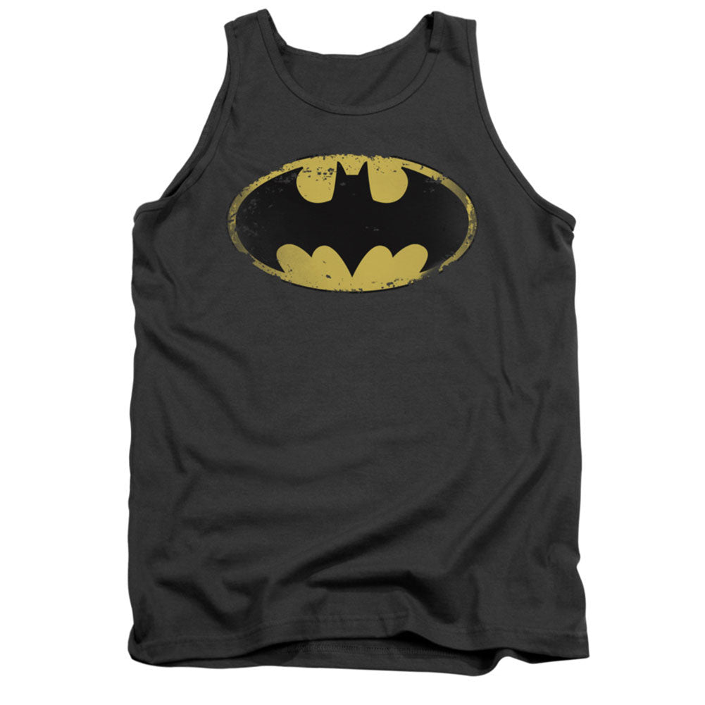 Batman Distressed Shield Mens Tank