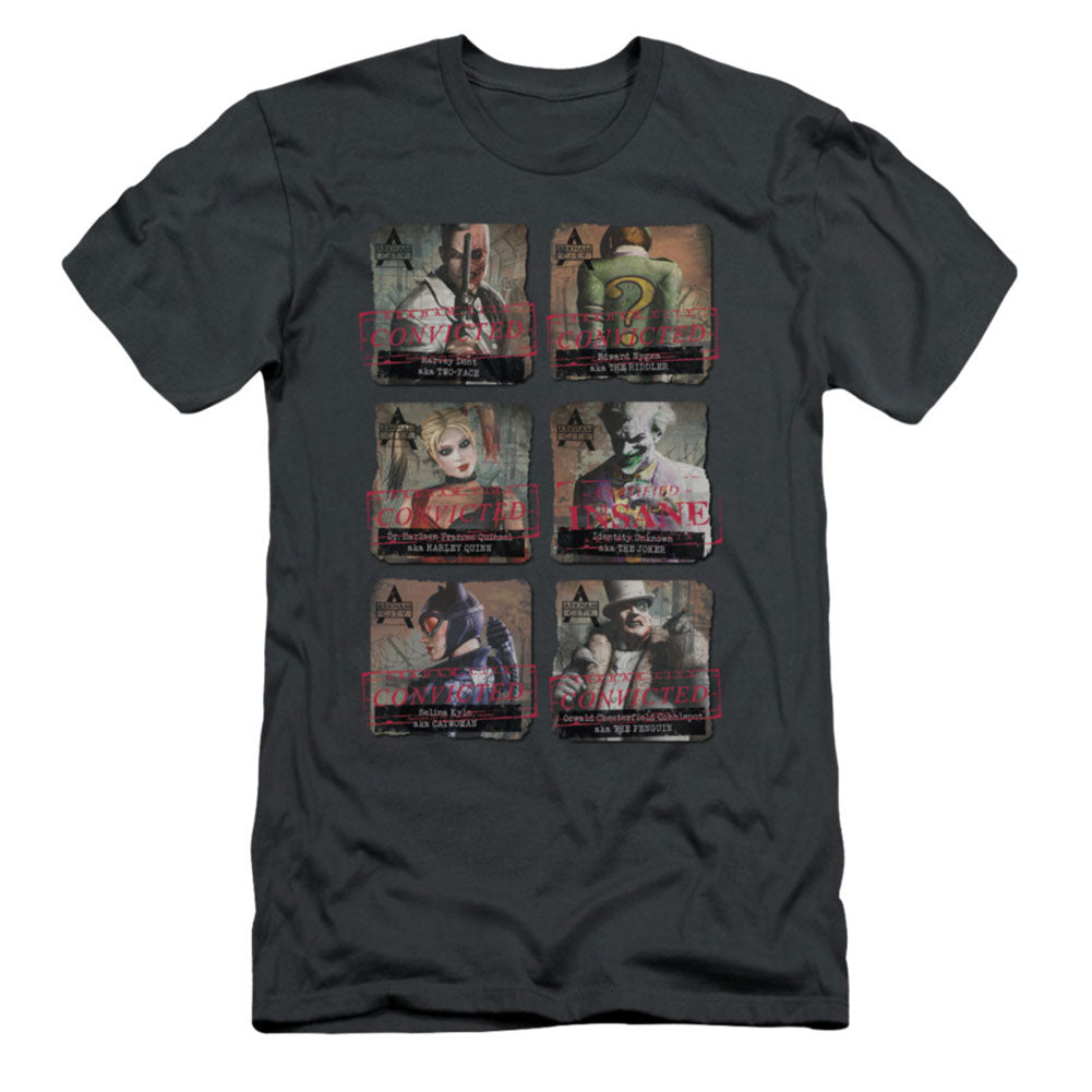 Batman Arkham Lineup Slim Fit T-shirt