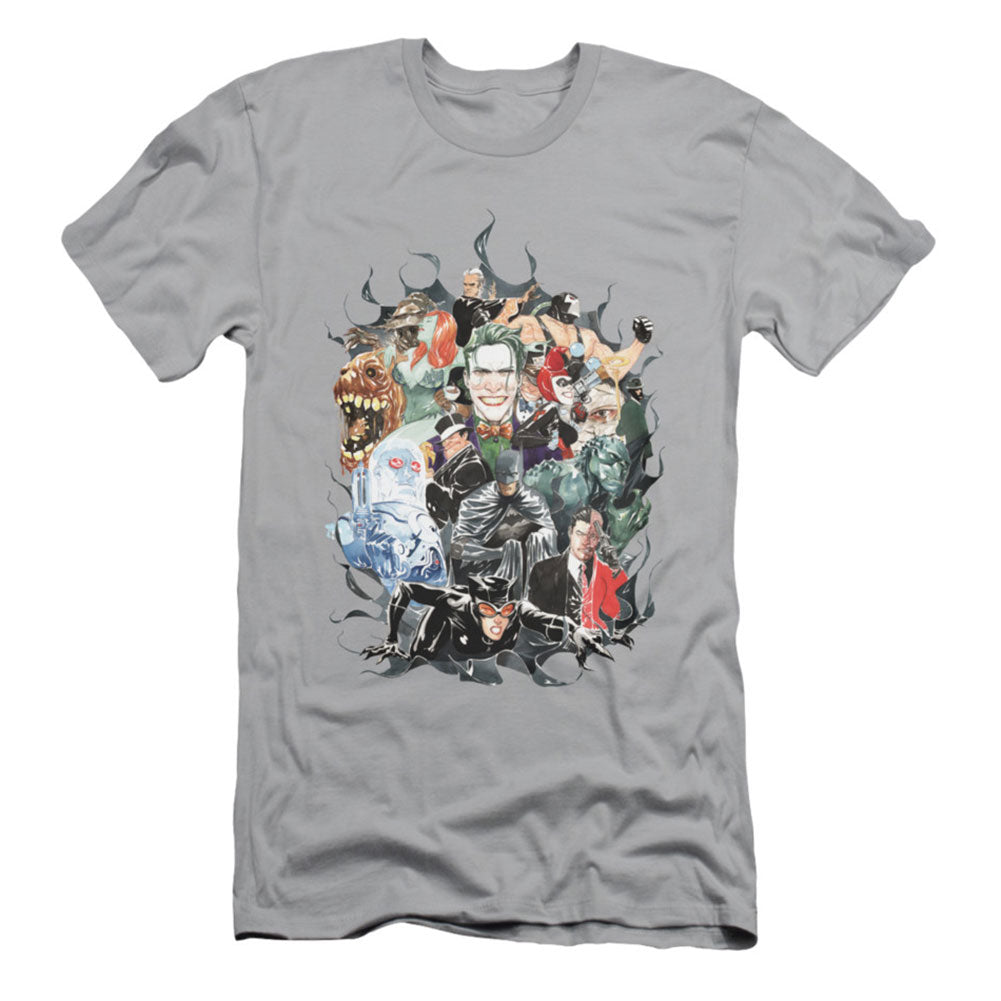 Batman Cape Of Villians Slim Fit T-shirt Front