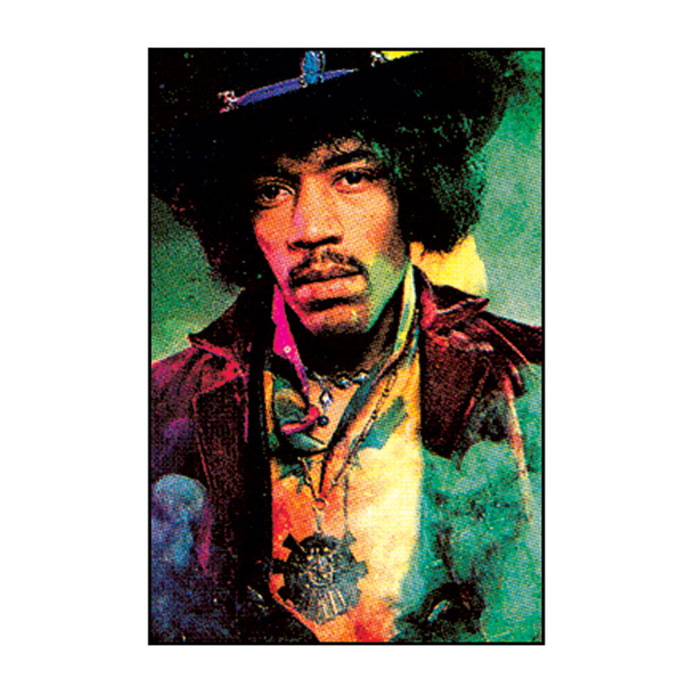 Jimi Hendrix Experience 60s Portrait Subway Poster Front