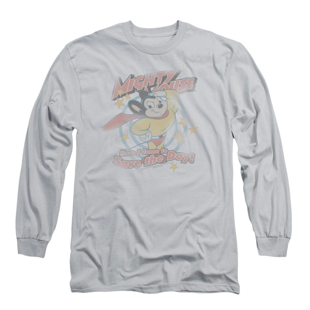 Mighty Mouse At Your Service Long Sleeve Front