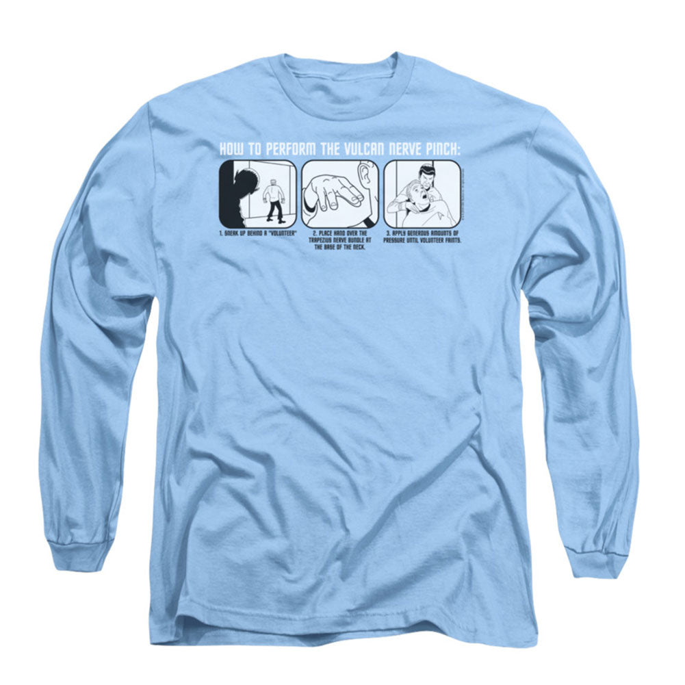Star Trek Vulcan Nerve Pinch Long Sleeve Front