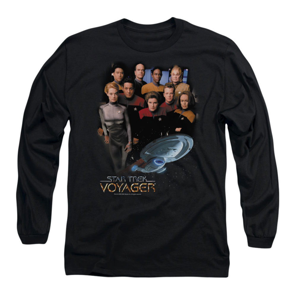 Star Trek Voyager Crew Long Sleeve Front