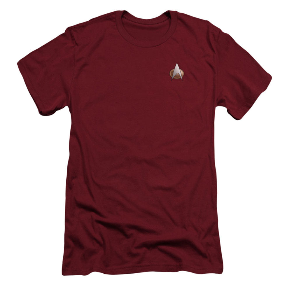 Star Trek Tng Command Emblem Slim Fit T-shirt Front