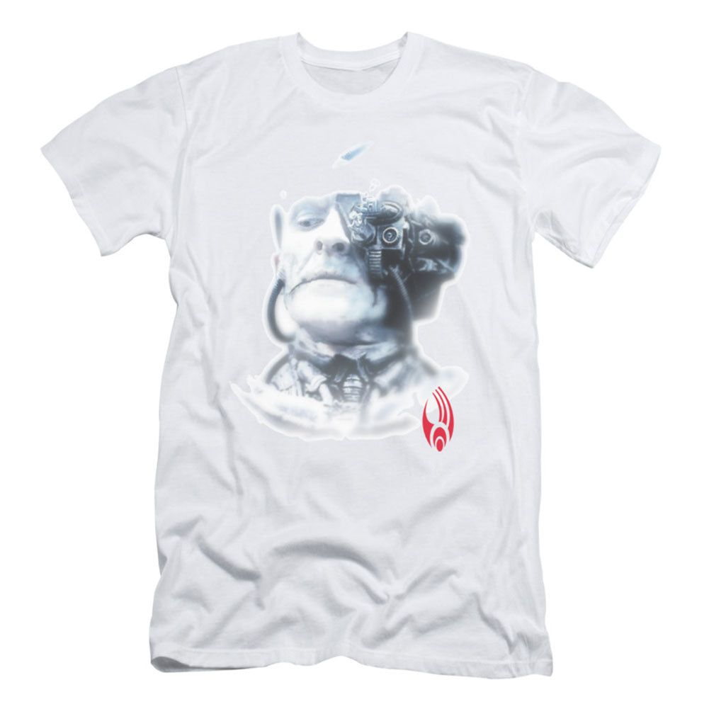 Star Trek Borg Head Slim Fit T-shirt Front