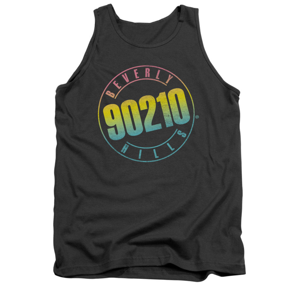 90210 Color Blend Logo Mens Tank Front