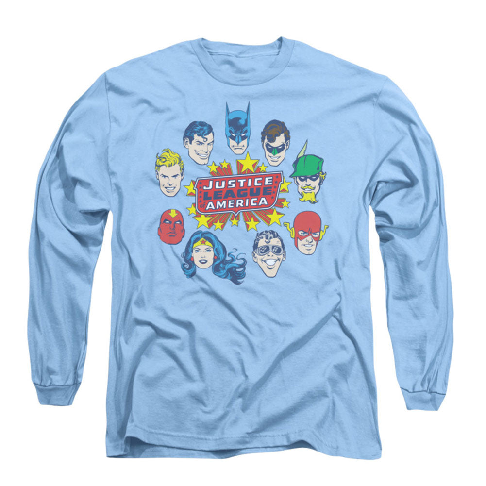 DC Comics Justice Head Circle Long Sleeve