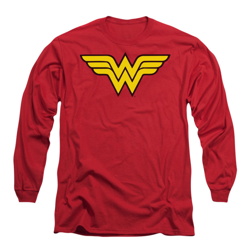DC Comics Wonder Woman Logo Long Sleeve Front