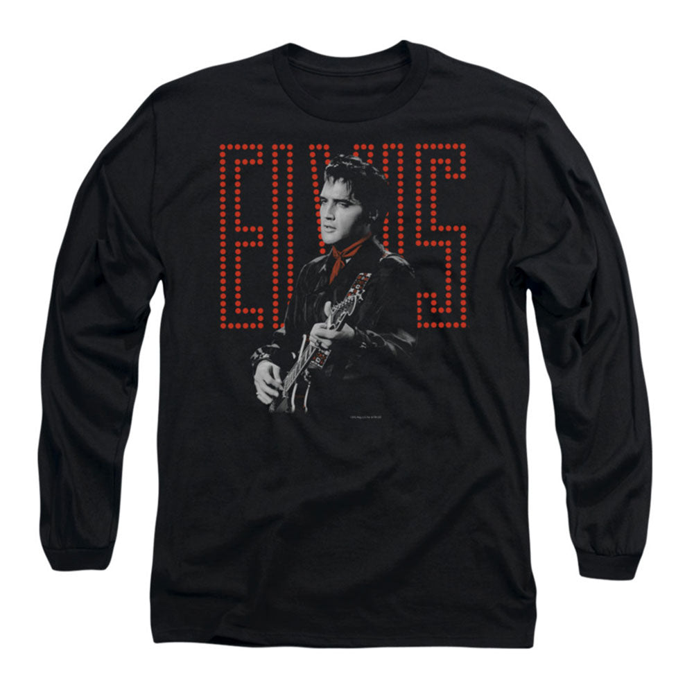 Elvis Presley Red Guitarman Long Sleeve Front