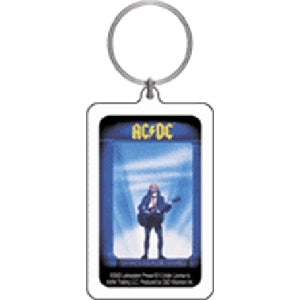 AC/DC Plastic Key Chain Front