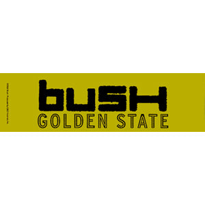 Bush Golden State Logo Sticker Front