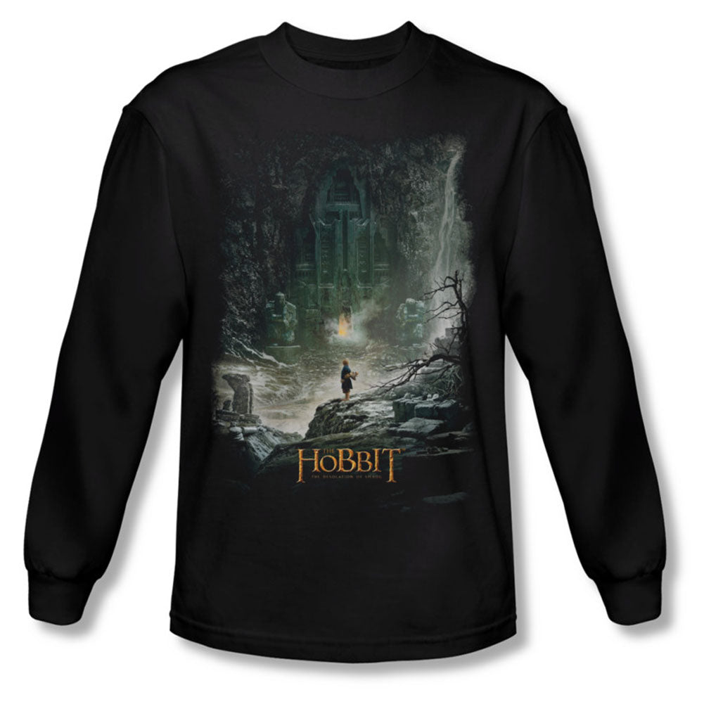 The Hobbit At Smaug's Door Long Sleeve Front
