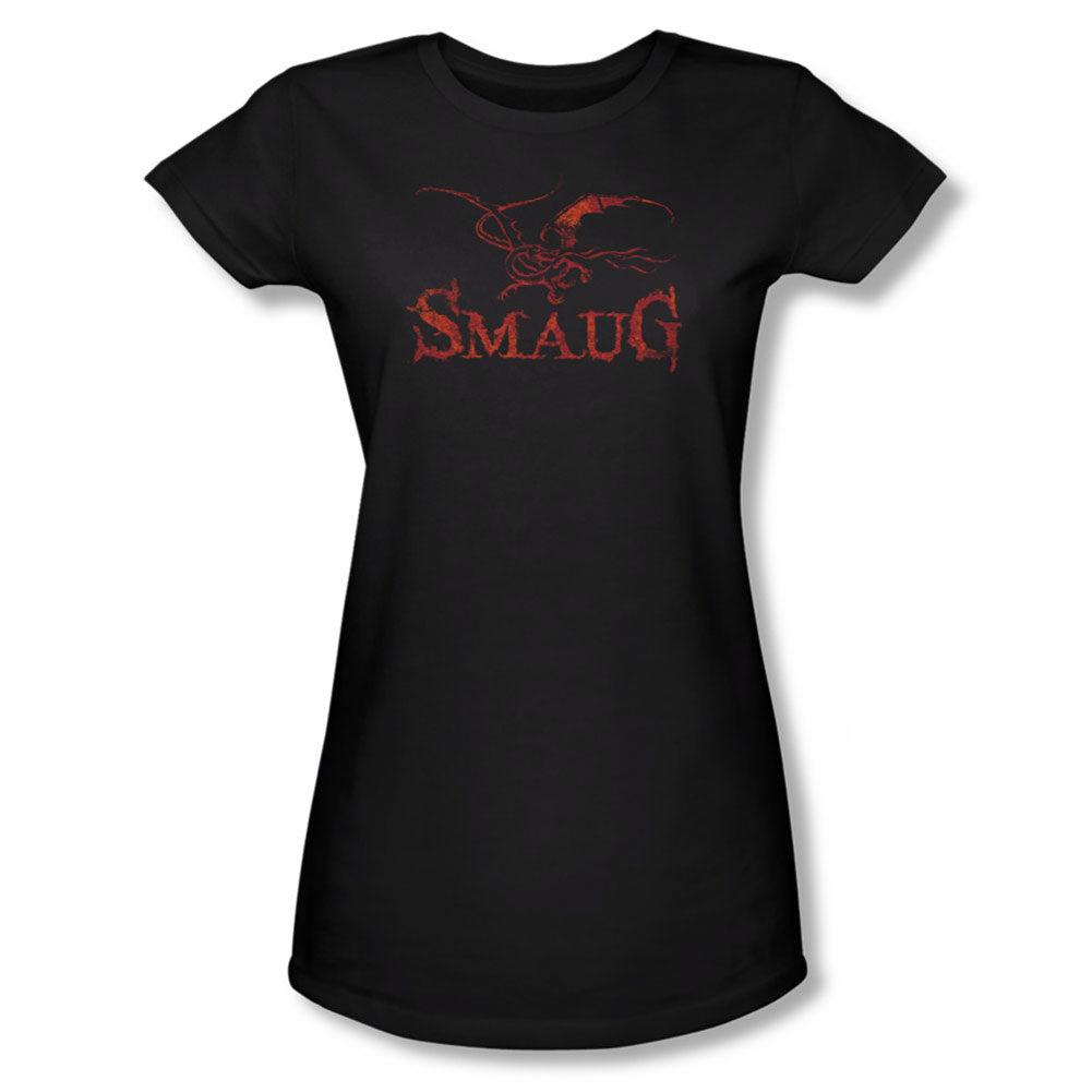 The Hobbit Dragon Cap Sleeve Junior Top Front