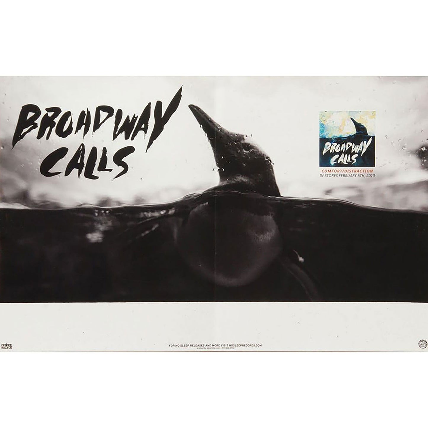 Comfort/Distraction Concert Promo Poster