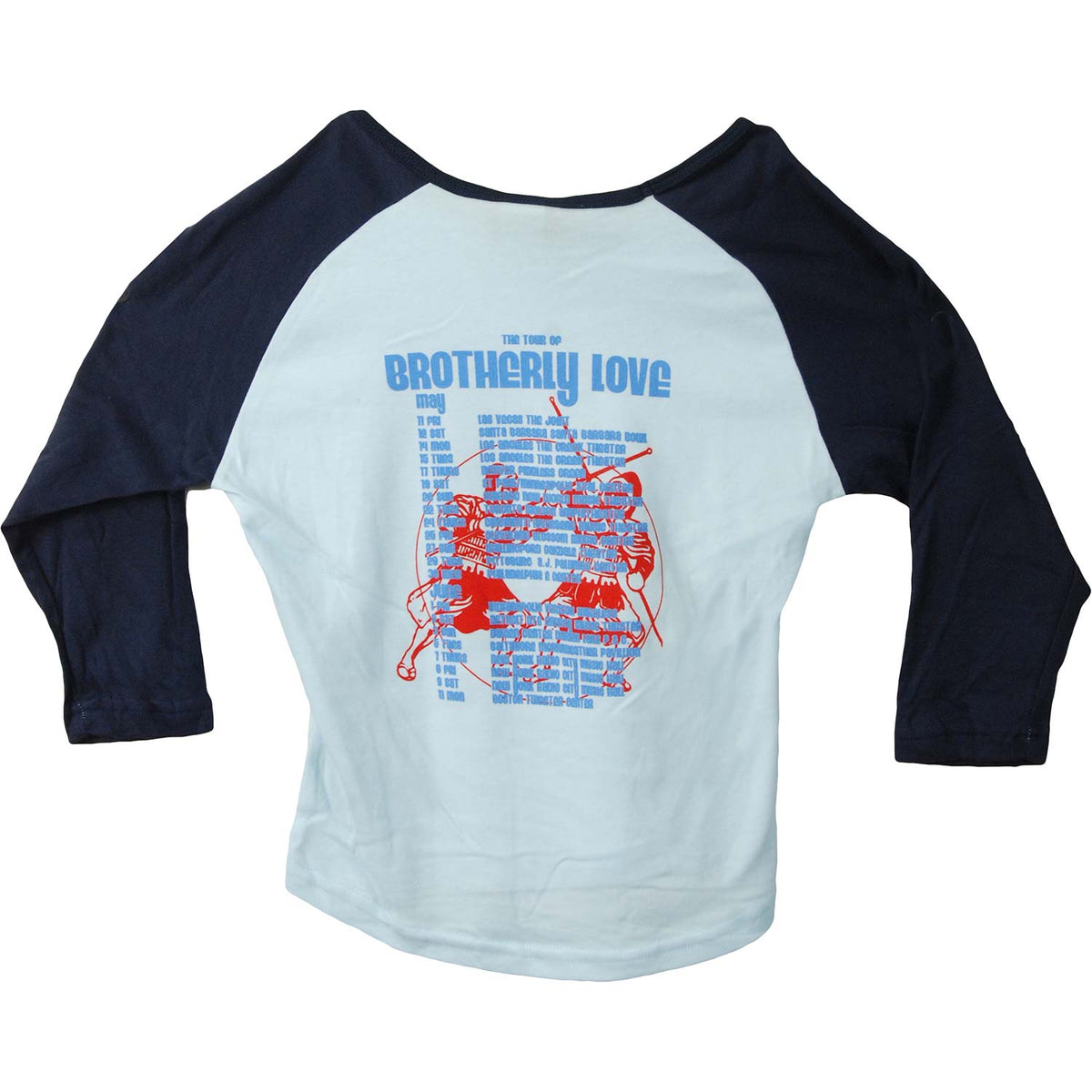 Black Crowes Brotherly Love Raglan Junior Top Back