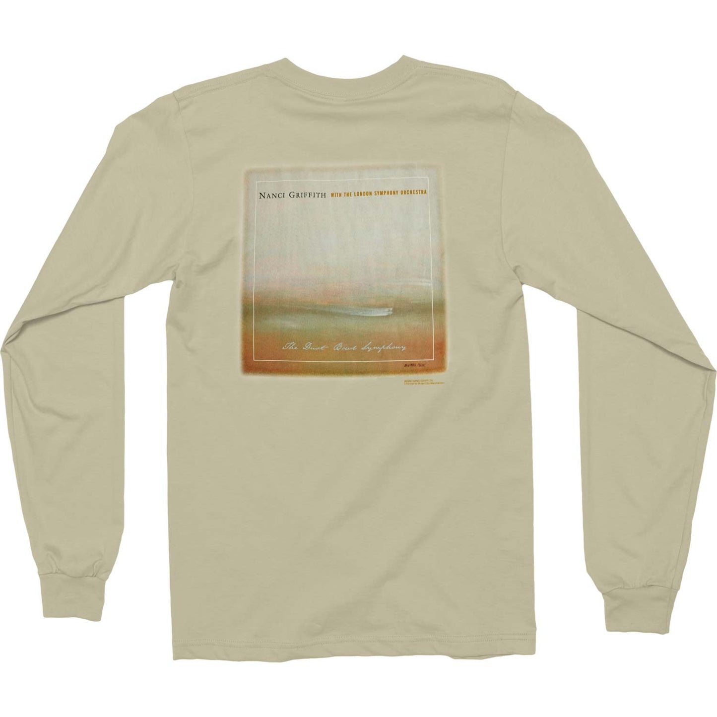 Nanci Griffith Blue Moon Orchestra Long Sleeve Back