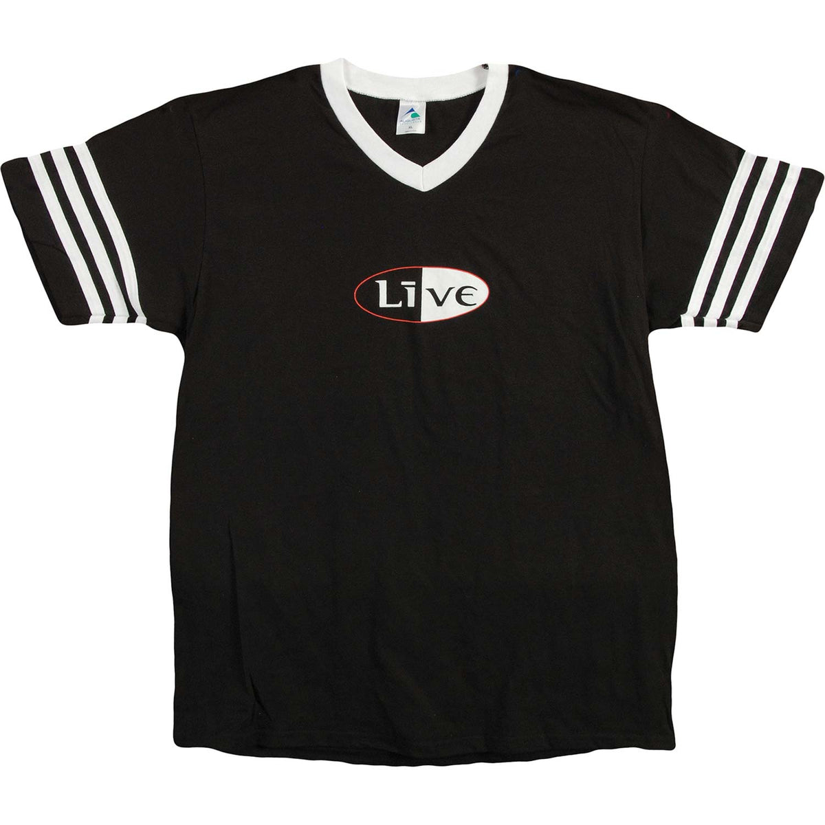 Live Black & White Soccer Jersey Front