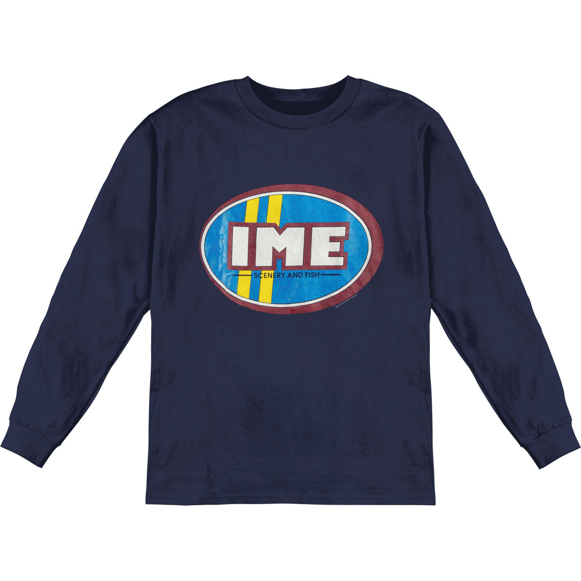 I Mother Earth Scenery & Fish Long Sleeve Front