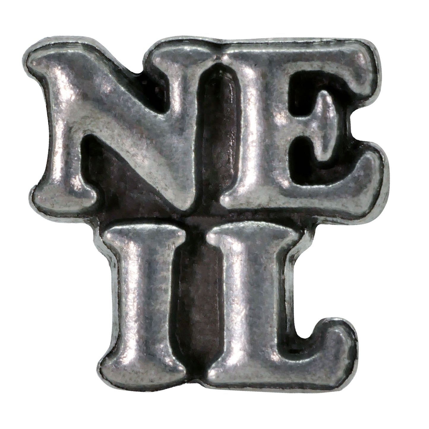 Neil Young Name Logo Pewter Pin Badge Front