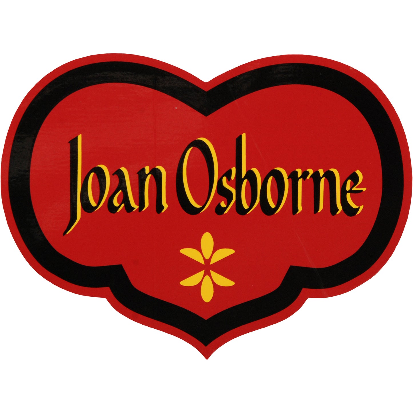 Joan Osborne Heart Sticker Front