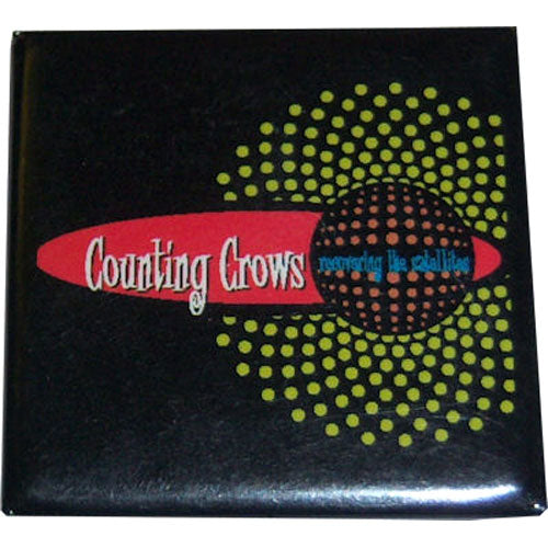 Counting Crows Interplanetary Pewter Pin Badge Front