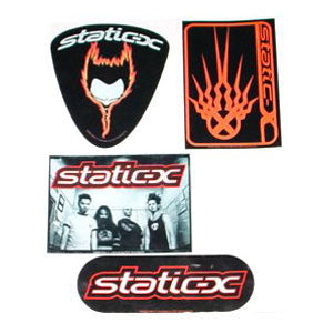 Static X 4 Pack Sticker Front