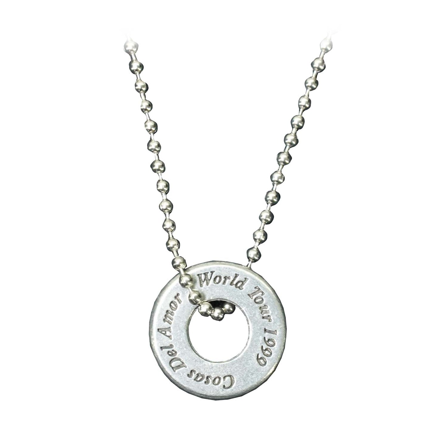Enrique Iglesias Pendant Necklace Back
