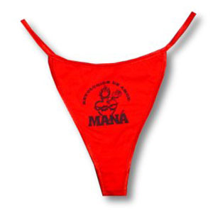 Mana Logo Thong Front