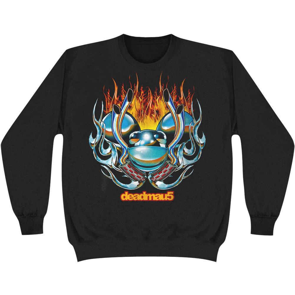 Deadmau5 Flames Sweatshirt Front