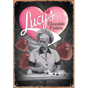 I Love Lucy Chocolate Tin Concert Sign