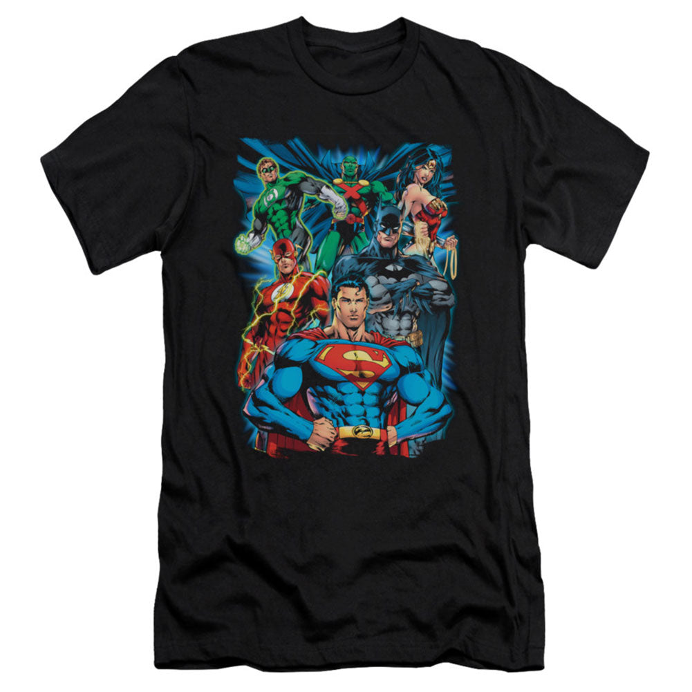 Justice League Of America Justice Is Served Slim Fit T-shirt Front