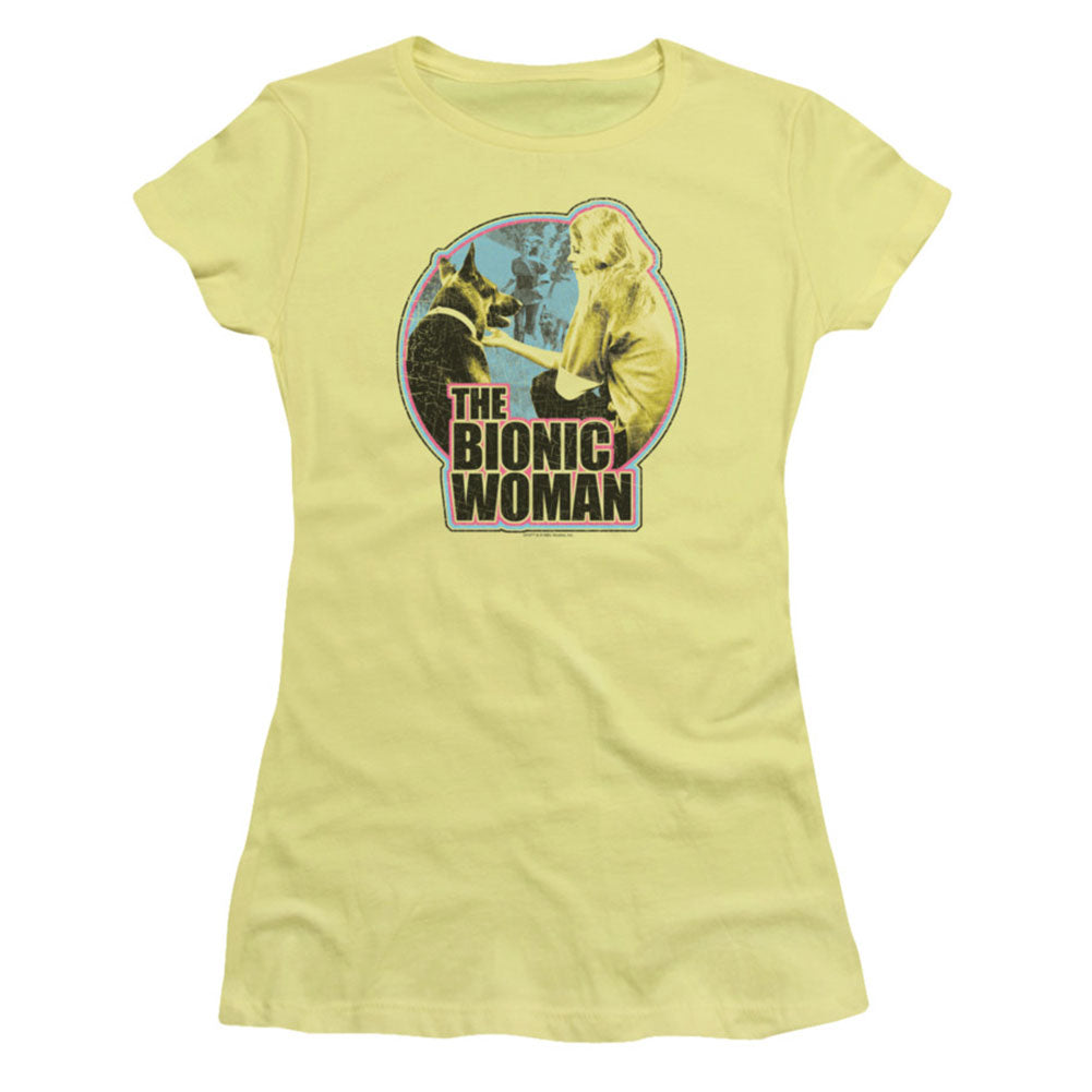 Bionic Woman Jamie & Maximillian Cap Sleeve Junior Top Front
